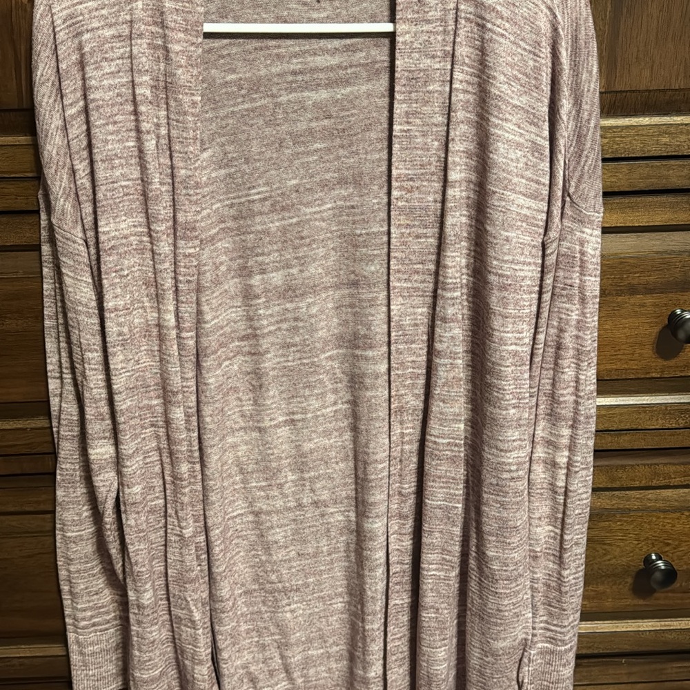 Lou & Grey Purple Cardigan